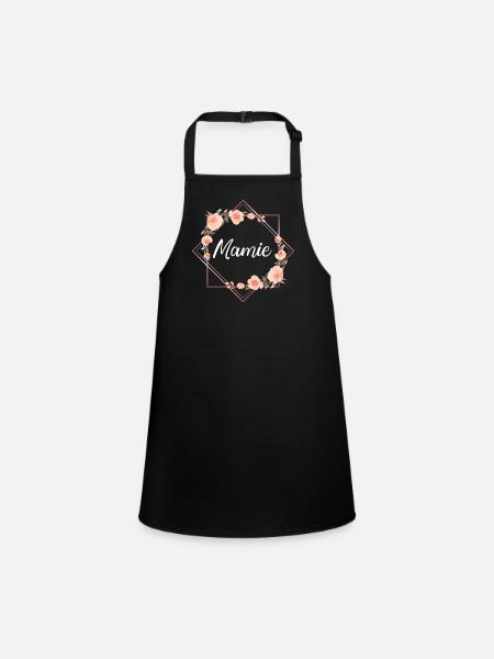 Mamie - Tablier Enfant - noir - Devant