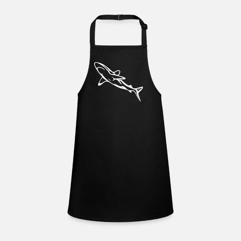 Elegant sleek deep-sea shark Children's Apron