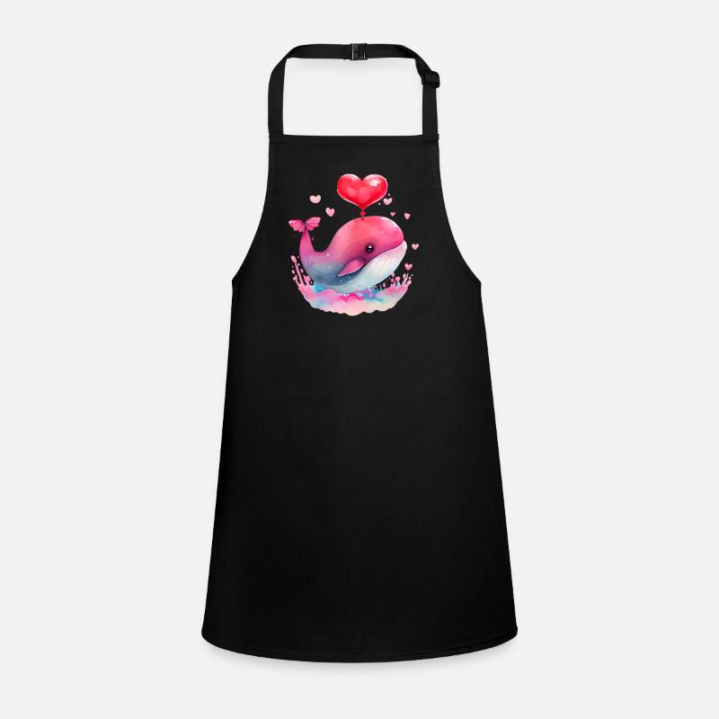 Cadeau de Saint-Valentin Baleine Tablier Enfant