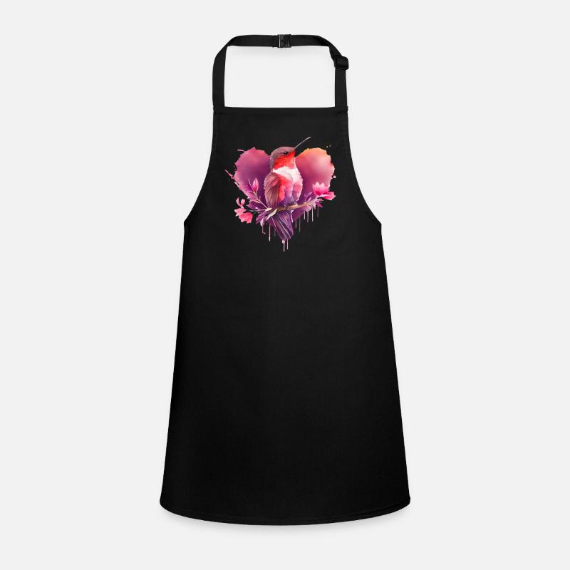 Cadeau de Saint-Valentin Bird Tablier Enfant