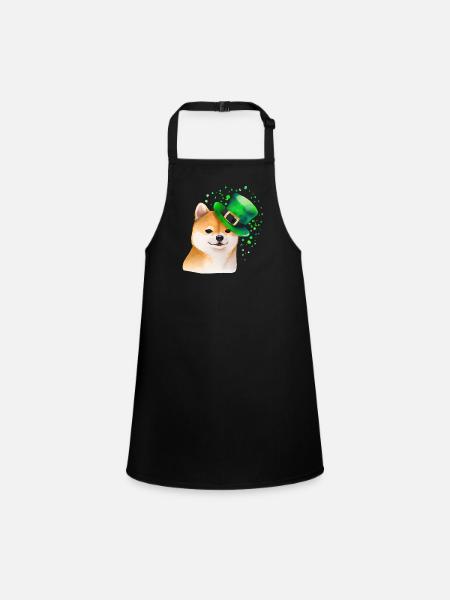 St Paddy’s St Patricksday St Patrick Day - Tablier Enfant - noir - Devant