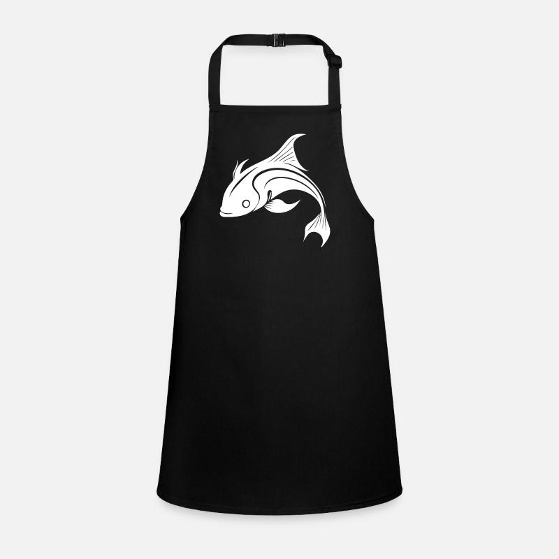 Koi Carp - Poisson de carpe doux et élégant Tablier Enfant