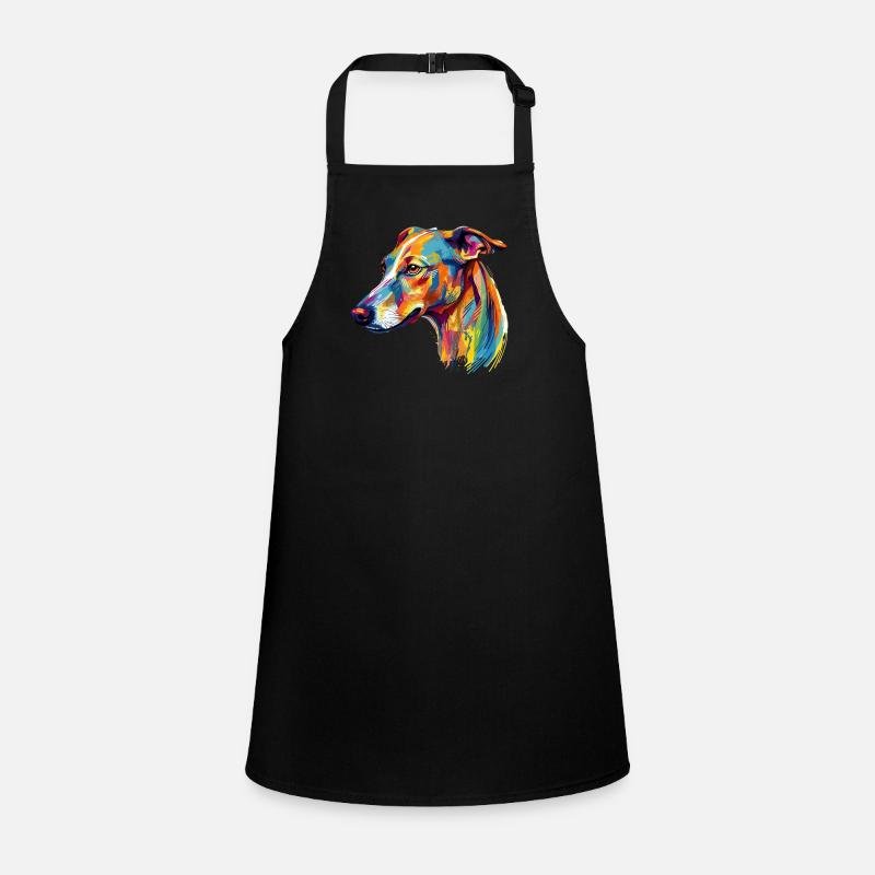 Colorful Whippet Children's Apron