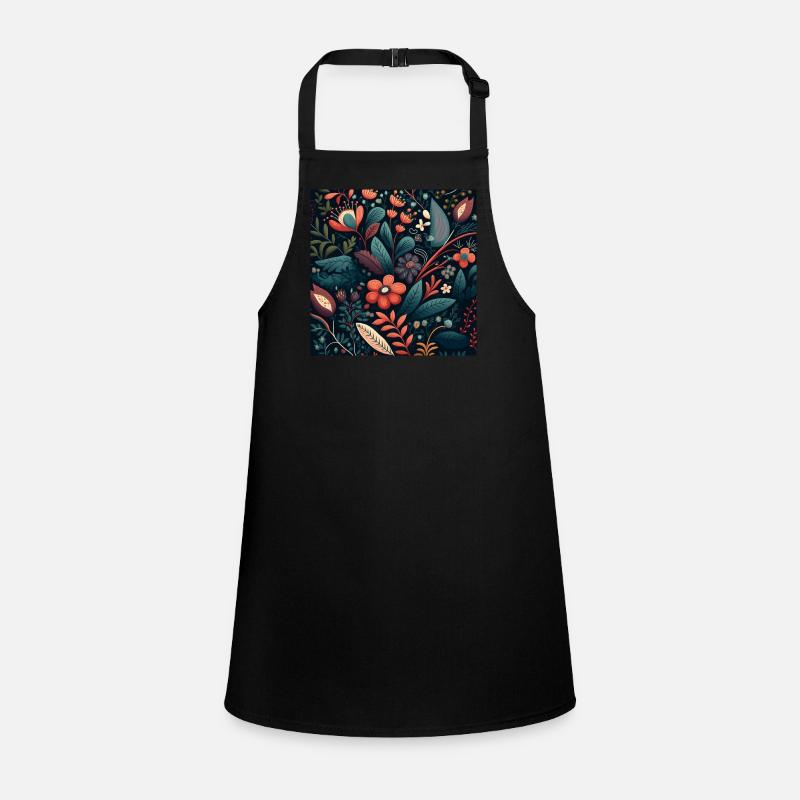 Botanicals Flower Pattern Children's Apron