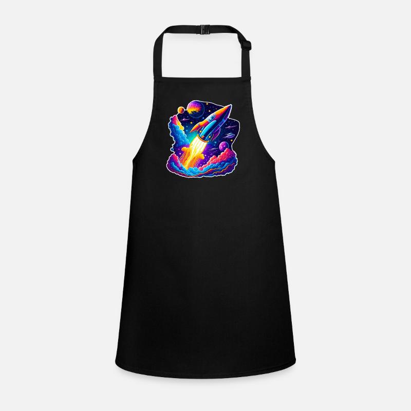 Space View / Rocket Children's Apron