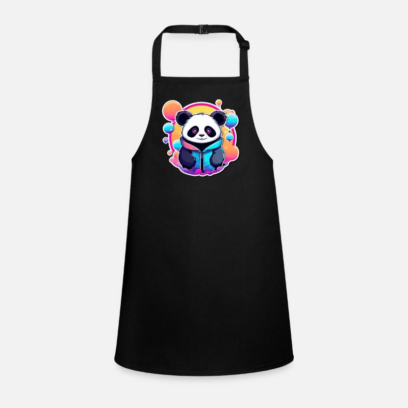 Panda Drawing Children's Apron