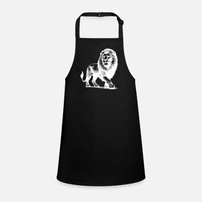 Elegant proud lion Children's Apron