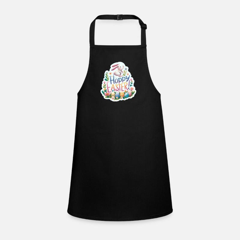 Hoppy Easter Colorful Easter Greetings Children's Apron
