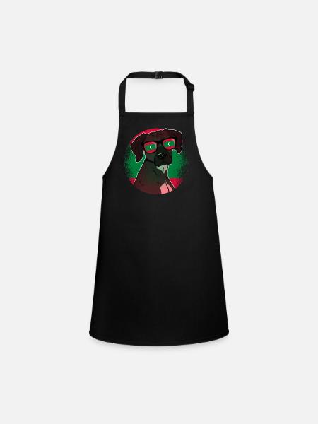 Maldives - Children's Apron - black - Front