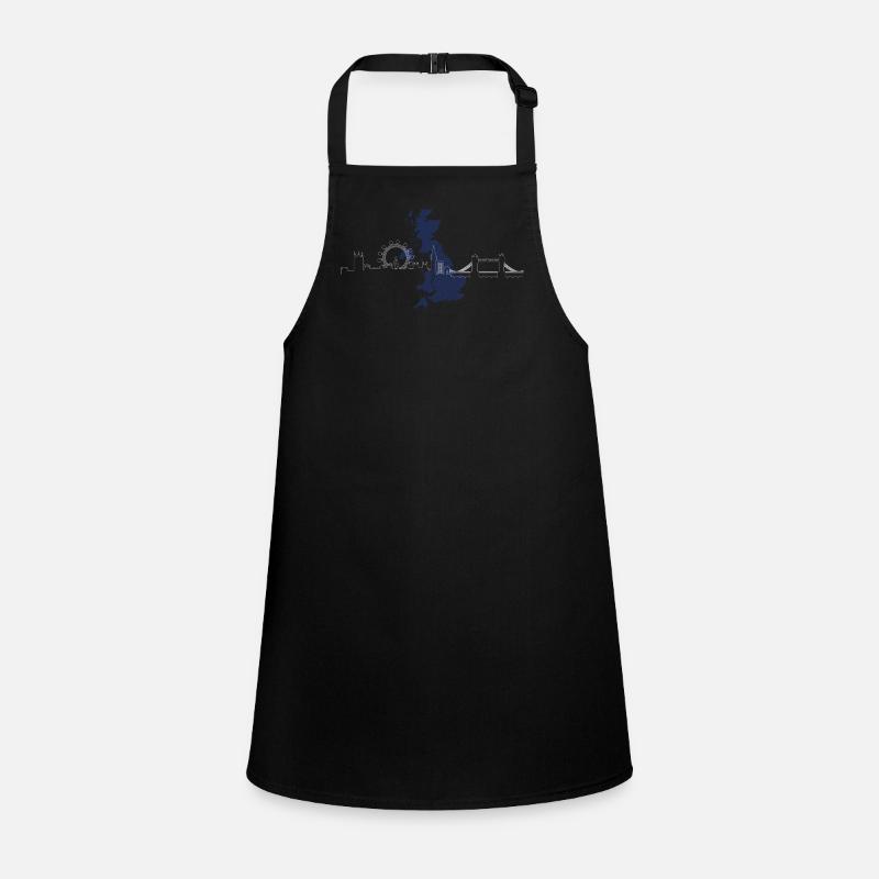 Royaume-Uni, Monuments, Silhouette, Paysage nocturne Tablier Enfant