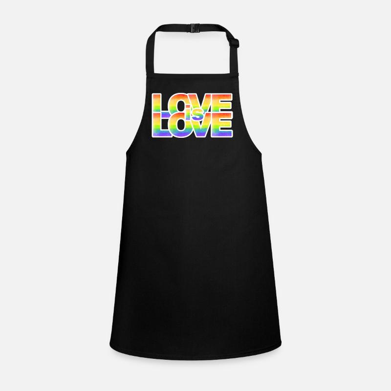 Rainbow Love Lettering Children's Apron