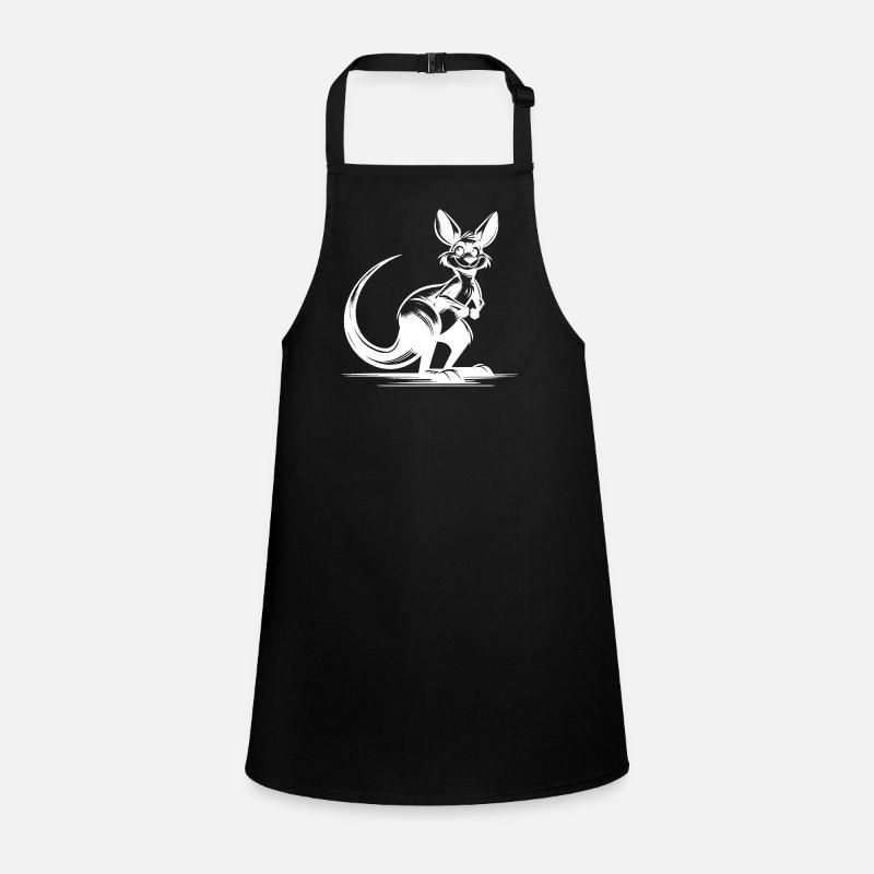 Kangourou souriant australien Tablier Enfant