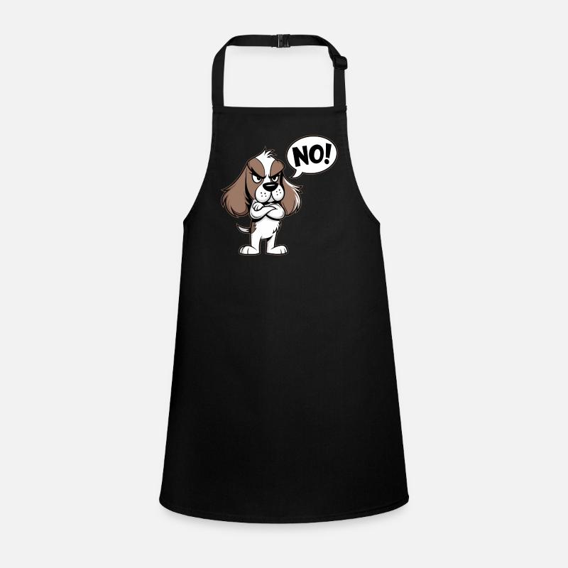 Cocker Spaniel saying "No! Children's Apron
