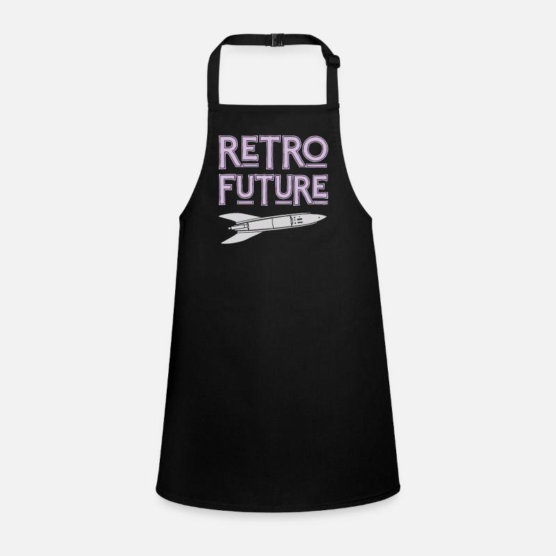 Retro Future Rocket Nostalgia Children's Apron