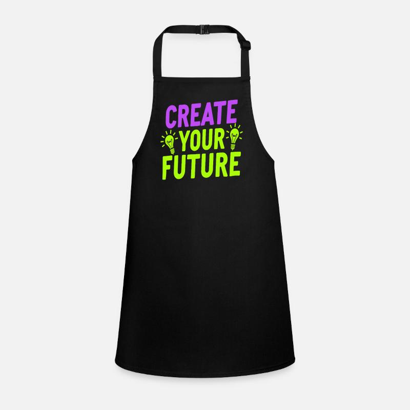 Create Your Future Glühbirne Schürze für Kinder