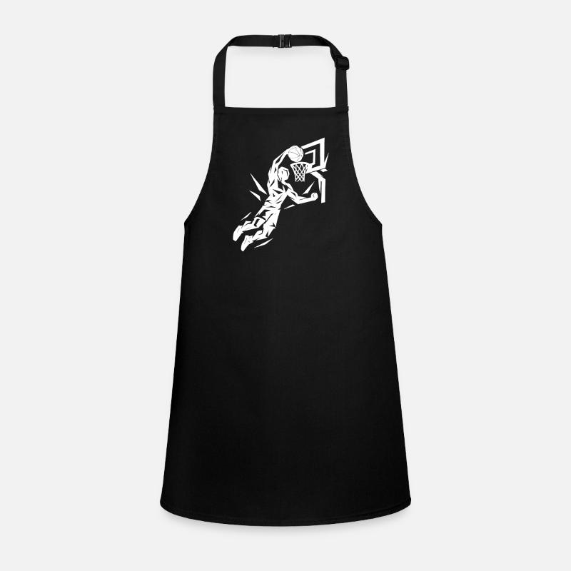 Basketball Slam Dunk Throw Player Dunking Gift Children's Apron