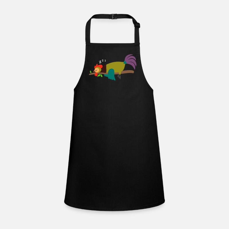 Sleeping Rooster Cockerel Chicken Design Gift Children's Apron