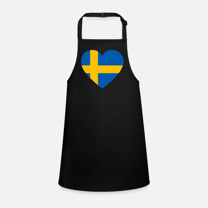 Coeur Suède Scandinavie amour Tablier Enfant
