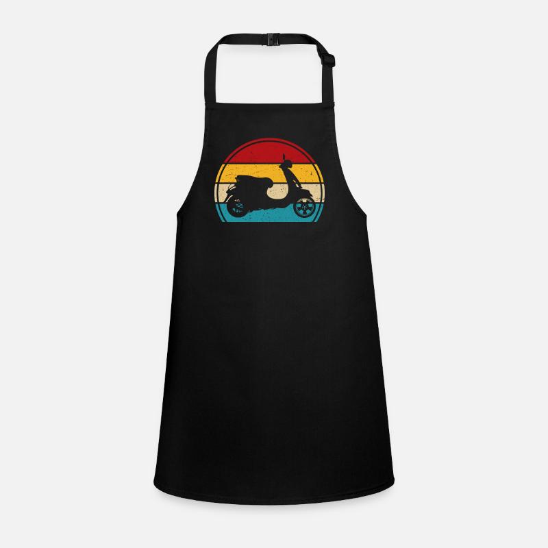 Scooter Retro scooter ride scooter moped Children's Apron