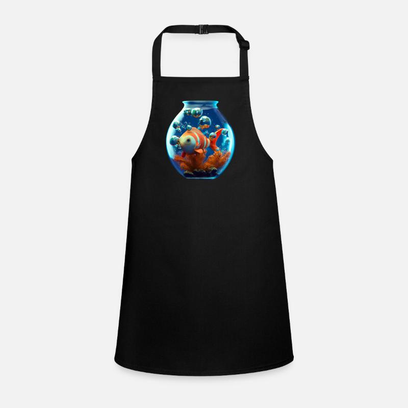 Goldfish in a fishbowl Children's Apron