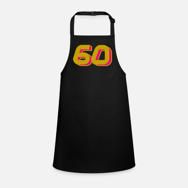 60. 60 YEARS. 60th ANNIVERSARY. 60TH BIRTHDAY. Children's Apron