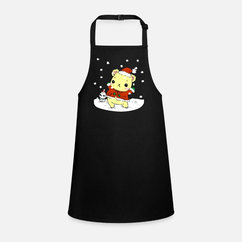 Doux teddy de Noël Tablier Enfant