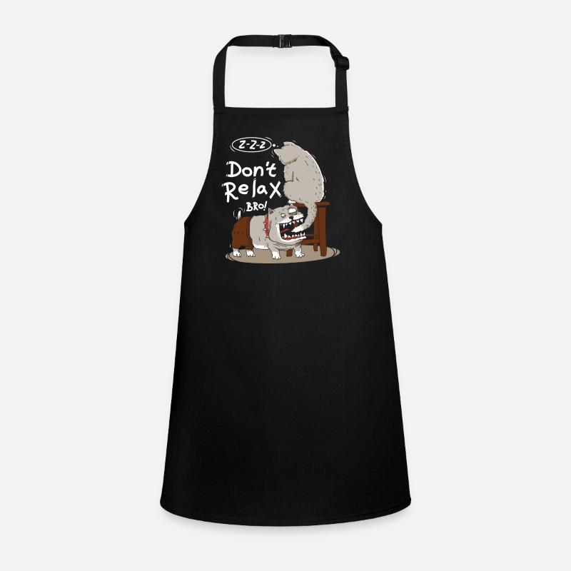Dog eggs sleeping cat Children's Apron