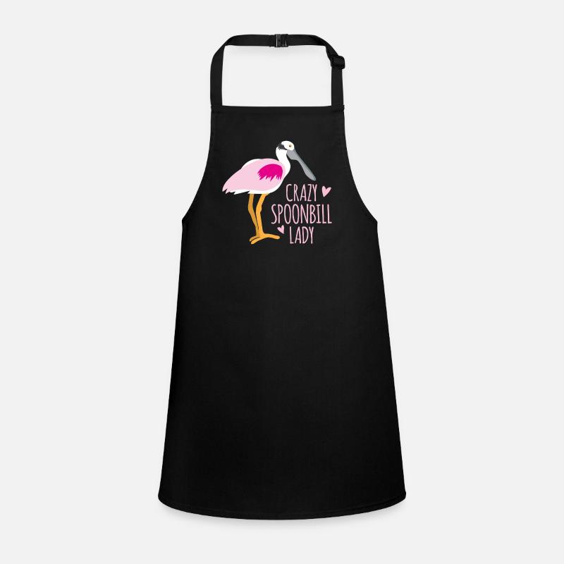 Folle spatule dame oiseau Tablier Enfant