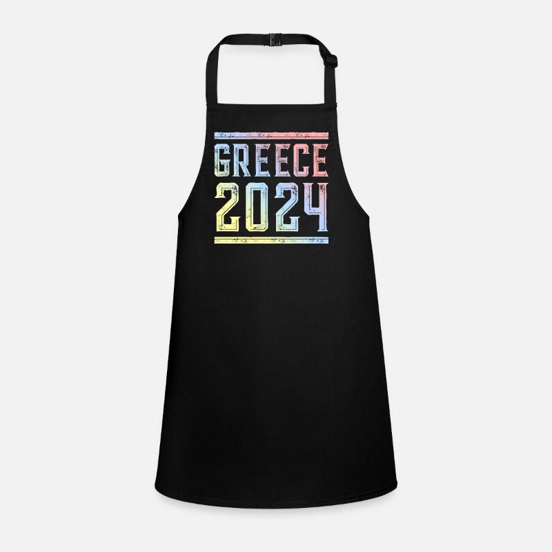 Grèce 2024 Coloré Tablier Enfant