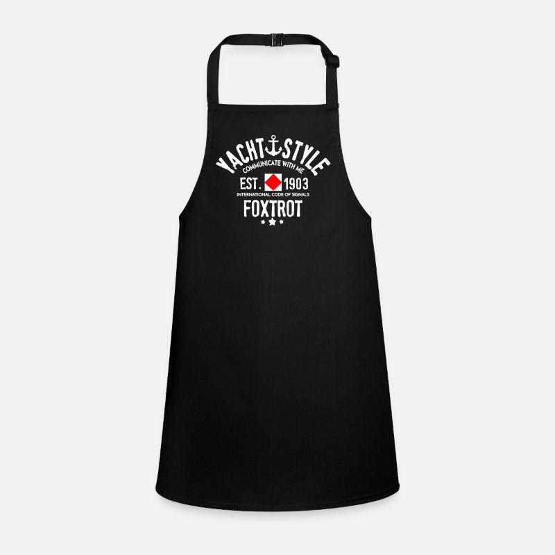 Yacht style communicate with me Foxtrot Children's Apron