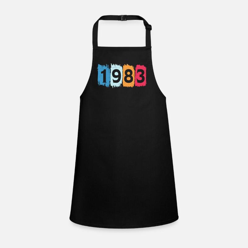 Retro 1983 t-shirt 83 vintage 1983 Schürze für Kinder