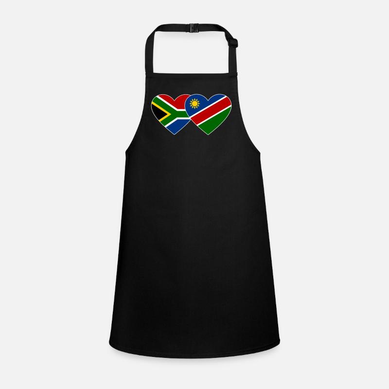 Südafrika Namibia Flagge Herz Schürze für Kinder