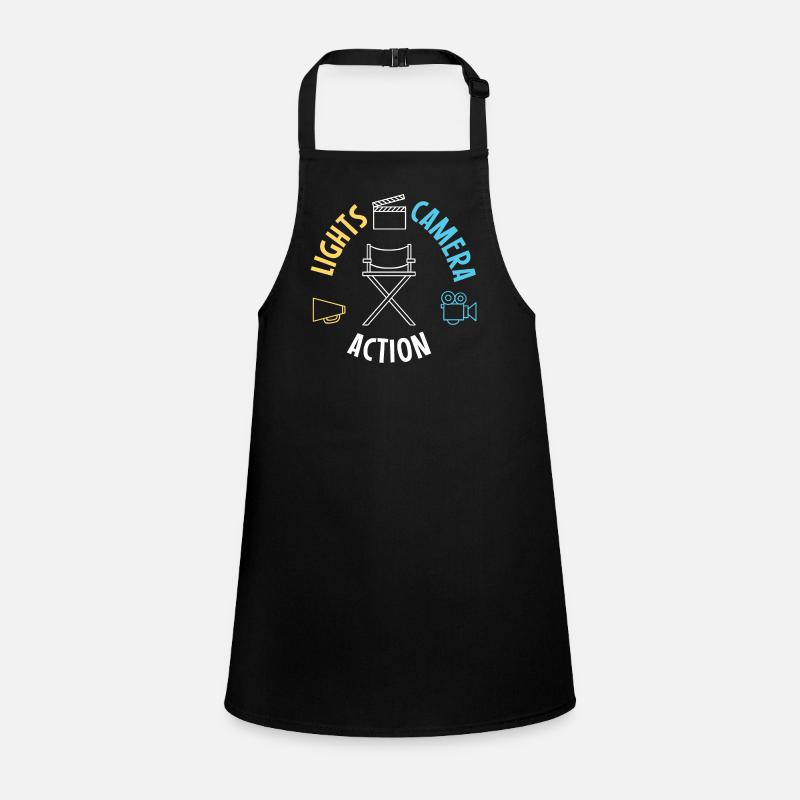 Lights Camera Action Children's Apron