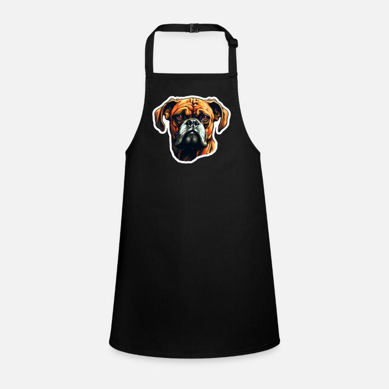 Boxer head Children's Apron