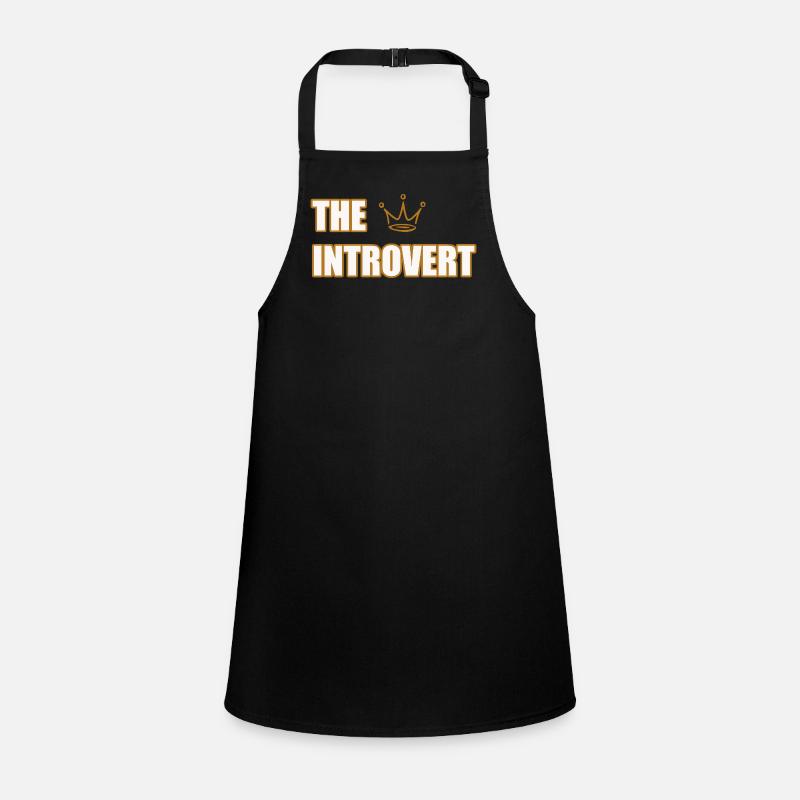 THE INTROVERT – Minimalist & Calm Statement Design Schürze für Kinder