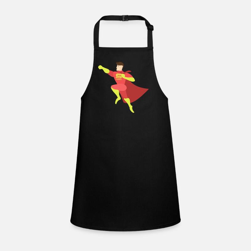 Superpapa als Geschenk Schürze für Kinder