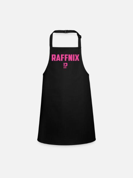 Raffnix - Tablier Enfant - noir - Devant