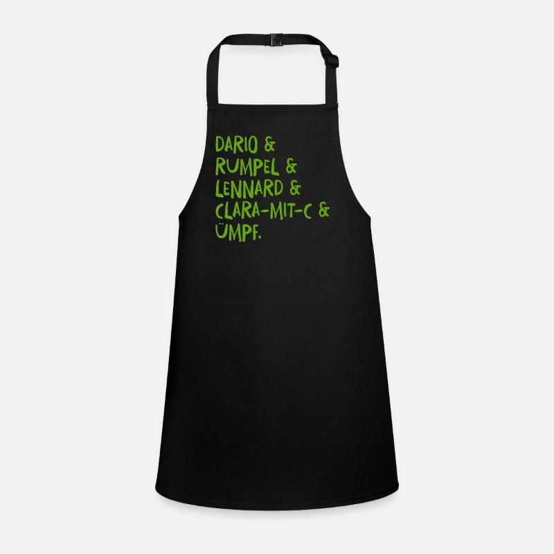 KoboldKroniken Main characters Green Writing Children's Apron