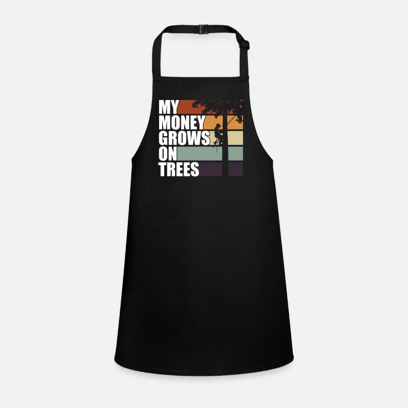 Mon argent grandit sur les arbres Vintage Tree Climb Tablier Enfant