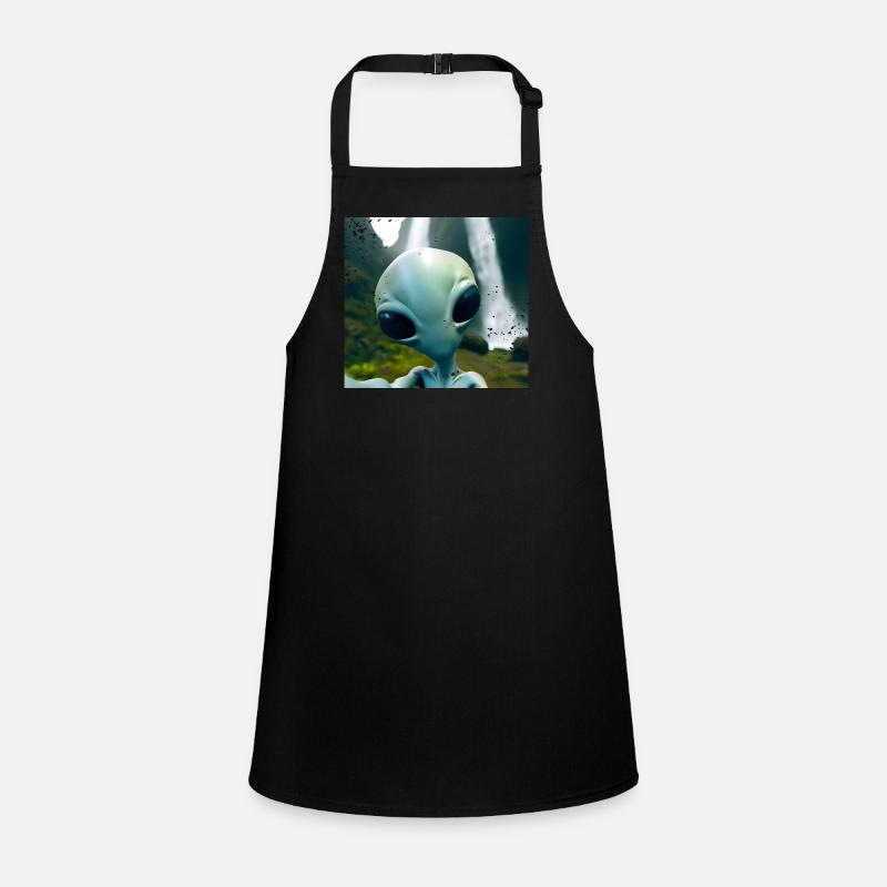 Alien Selfie - Next to the Waterfall Children's Apron