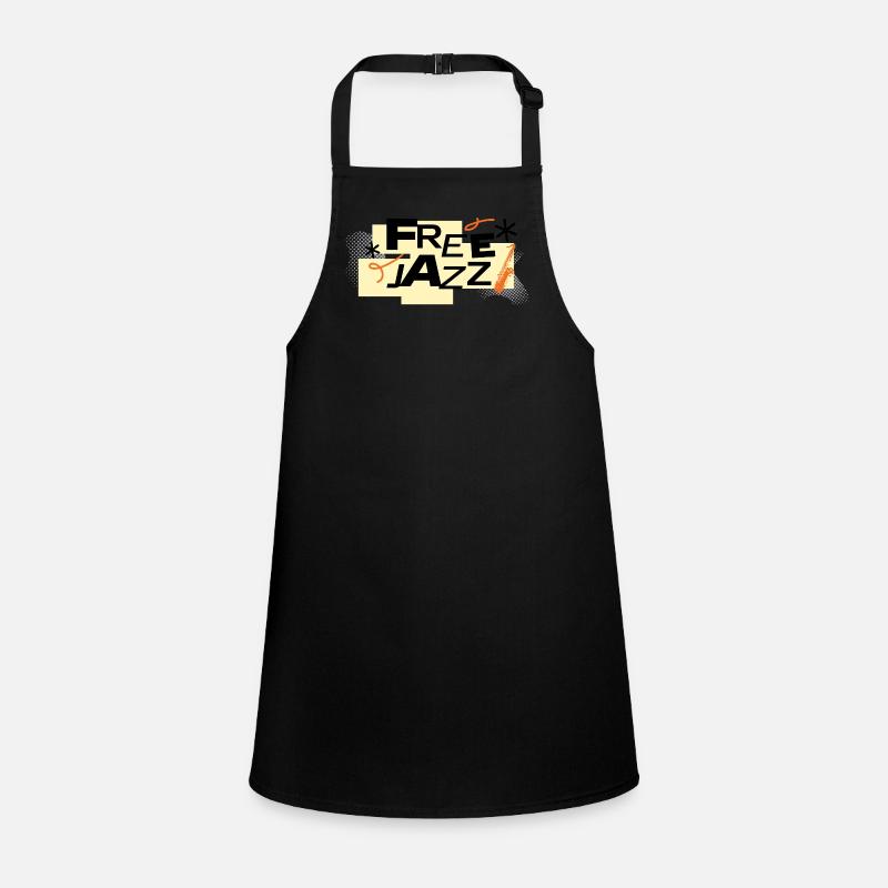 Free Jazz Bold Retro Typography Children's Apron