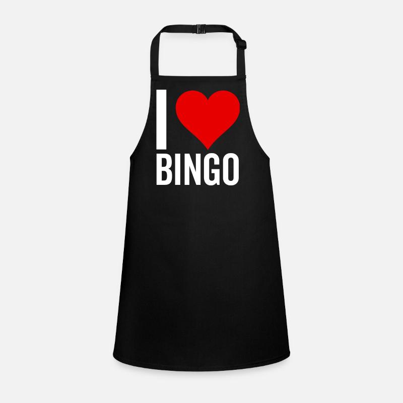 Ich liebe Bingo Schürze für Kinder