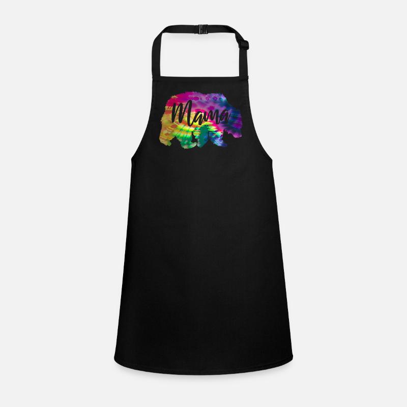 Maman Bear Tie Dye Batik Bear Tablier Enfant