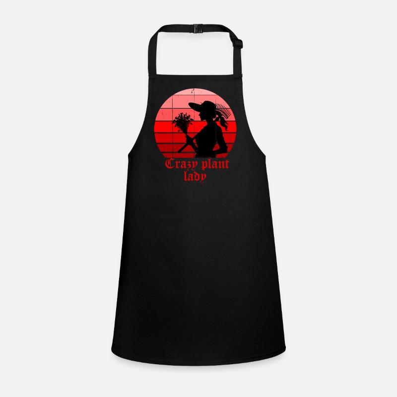 Crazy plant lady, passionate gardener Children's Apron