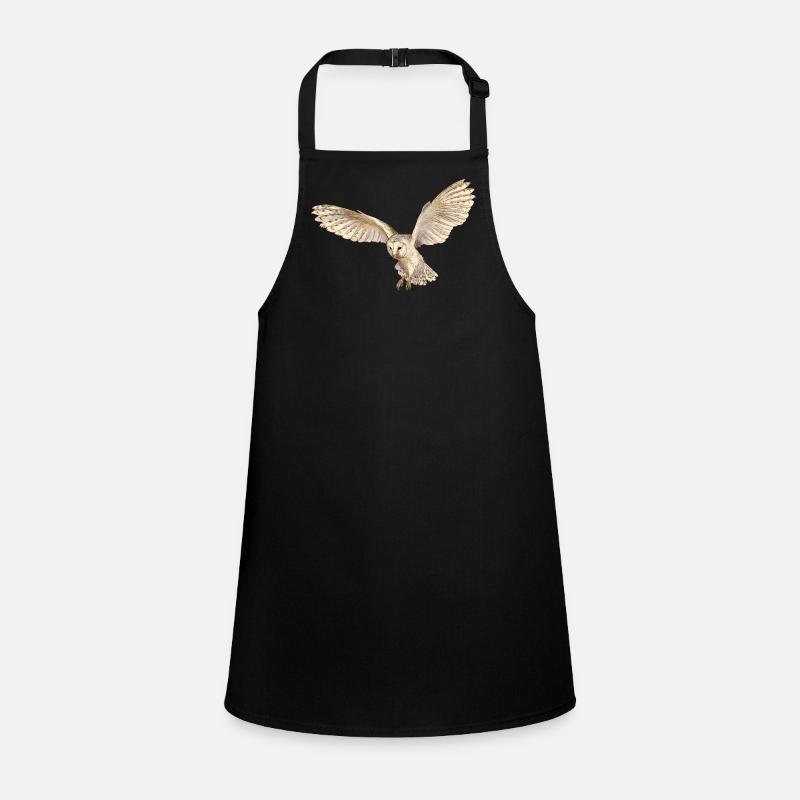 Beautiful barn owl in flight Children's Apron