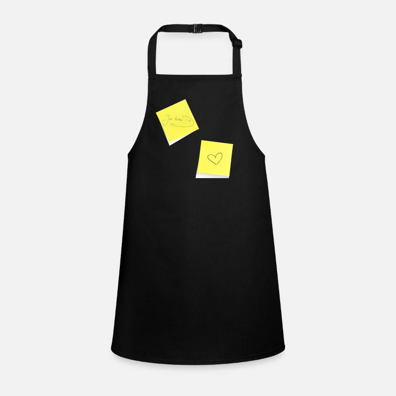 I love you, notepad, sticky note, note Children's Apron