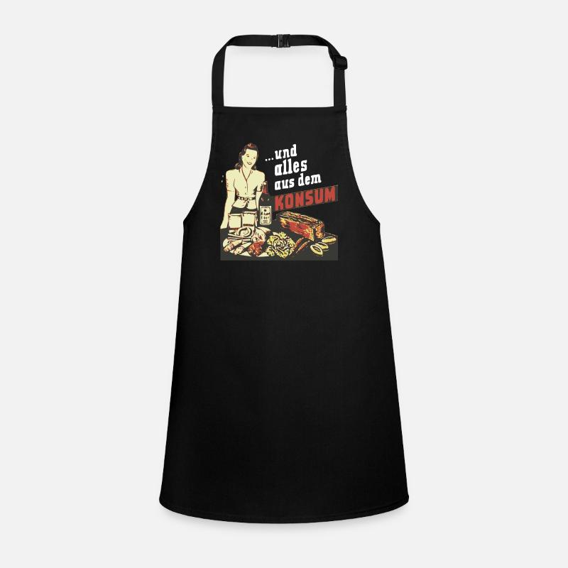 ... and everything from consumption - Children's Apron - black