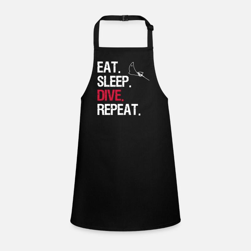 Eat Sleep Dive Repeat - Eagle Rays Children's Apron