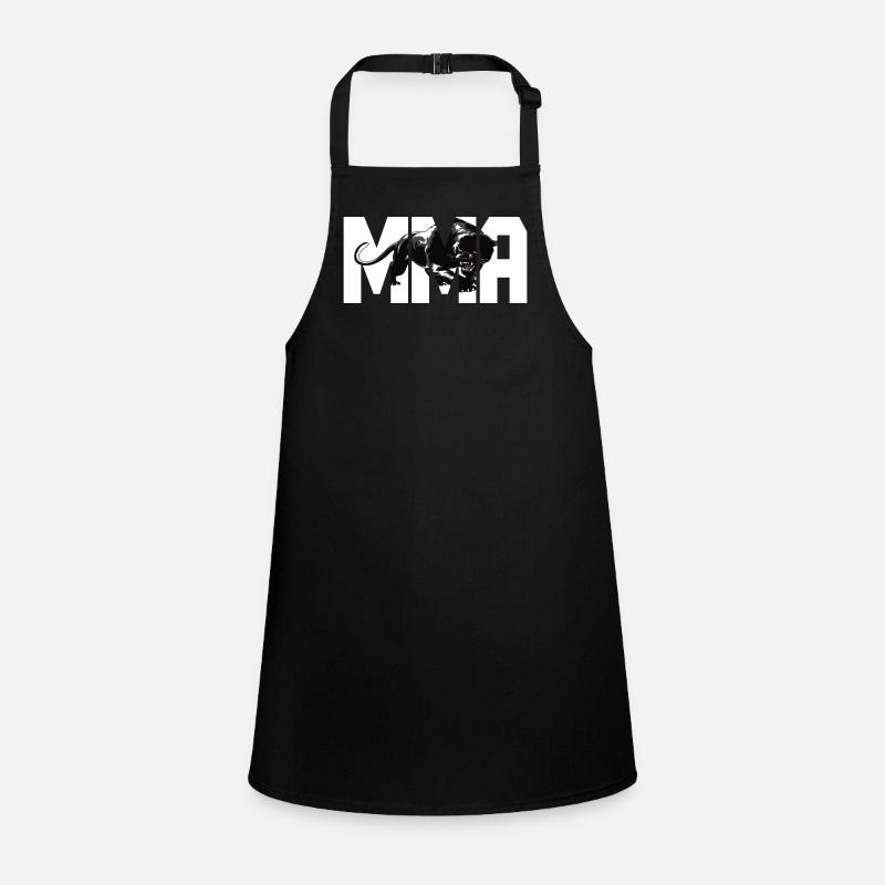 Design MMA avec un gros chat Tablier Enfant