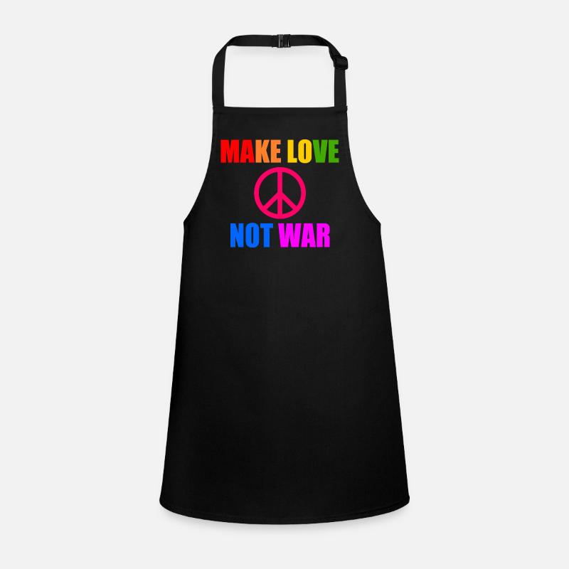 Make love not war Children's Apron